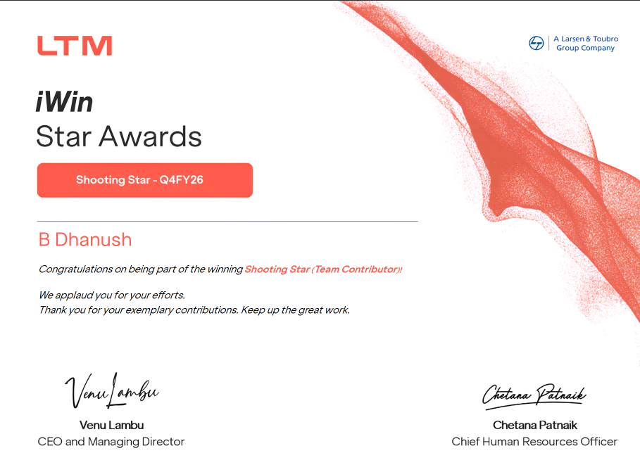Shooting Star Award for FY26Q4